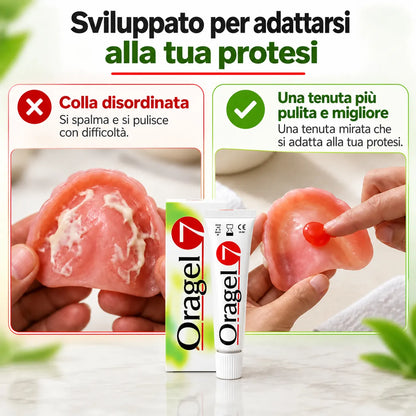Oragel™ | Elimina al 100% lo scivolamento della dentiera – Tenuta sicura per tutto il giorno